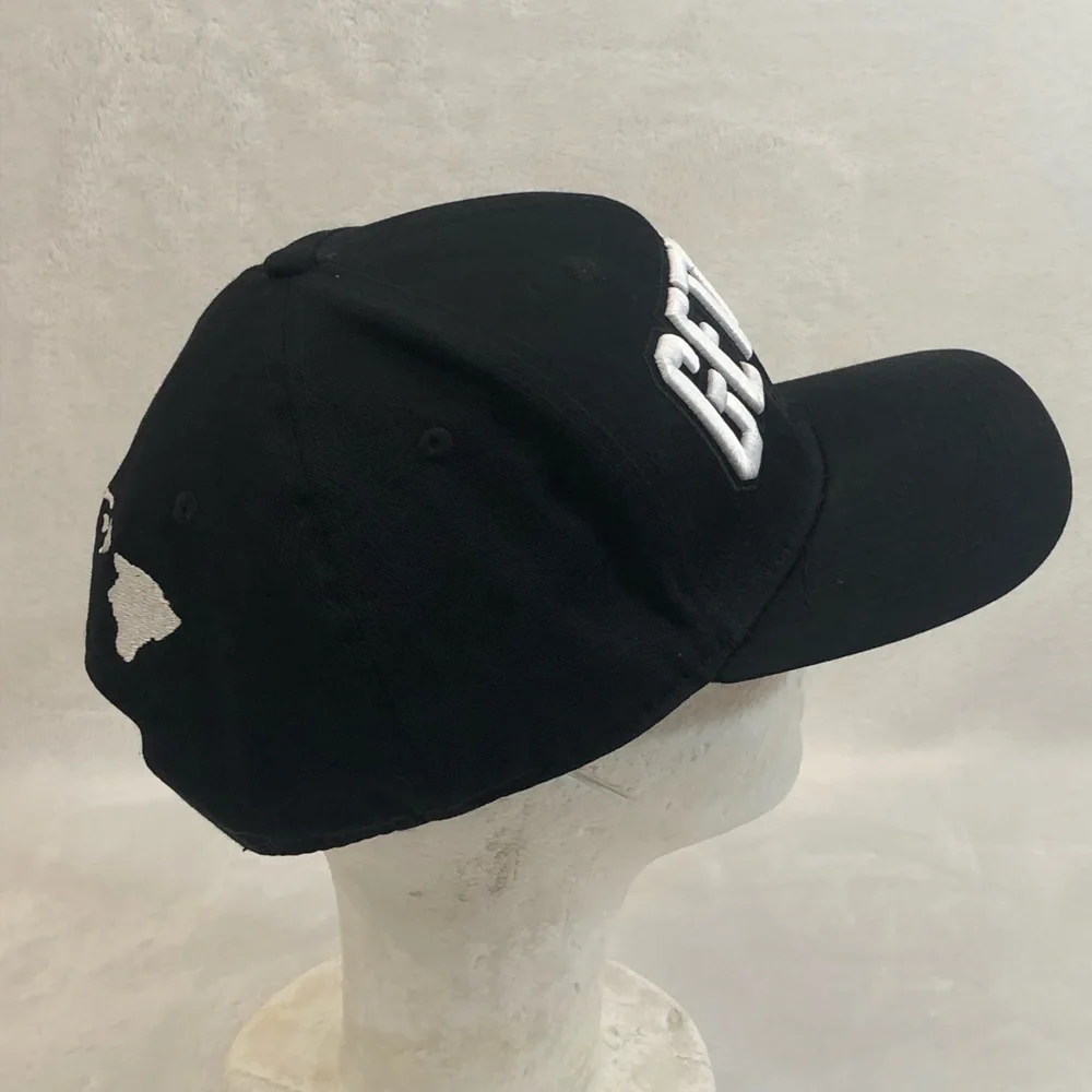 Get Nutz Wear Hawaii Black Rasta Flag Bill Embroidered Snapback Hat Cap OSFM - Picture 7 of 11